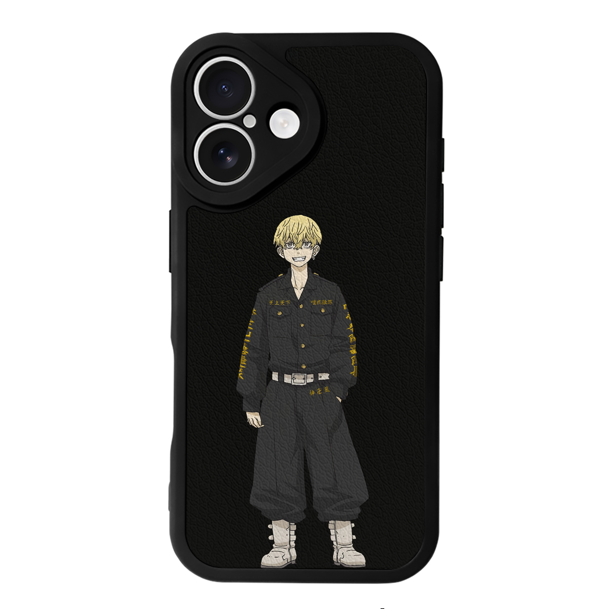 （画像用） 東京リベンジャーズ Tokyo Revengers 【iPhone 16シリーズ対応】シリコンスマホケース（レザー調） 材質：シリコン
